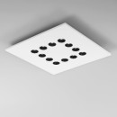 Luce Ambiente Design XICO-50X50  LED prisadené stropné svietidlo XICO | 3W integrovaný LED zdroj | biela