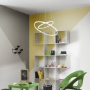 Luce Ambiente Design AXIS-S6040-SPI LED závesné stropné svietidlo AXIS | 31W integrovaný LED zdroj | na lanku | biela