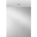 Luce Ambiente Design BASE-S-R1-ORO LED závesné stropné svietidlo BASE | 4W integrovaný LED zdroj | zlatá
