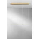 Luce Ambiente Design BASE-S-RT4-ORO LED závesné stropné svietidlo BASE | 16W integrovaný LED zdroj | zlatá