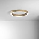Luce Ambiente Design DEMOS-PL80-ORO LED prisadené stropné svietidlo DEMOS | 80W integrovaný LED zdroj | zlatá