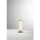 Luce Ambiente Design INKAS-L-ORO LED stolná lampička INKAS | 12W integrovaný LED zdroj | vypínač | zlatá