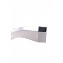 LED závesné stropné svietidlo LEDKO Striga 20W - matný chróm