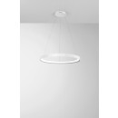 Luce Ambiente Design NIKE-S70-BCO LED závesné stropné svietidlo NIKE | 58W integrovaný LED zdroj | na lanku | biela