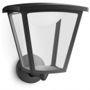 LED vonkajšie nástenné svietidlo Philips COTTAGE 1x4,5W - čierna