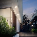 LED vonkajšie nástenné svietidlo Philips 1x3W - nerez