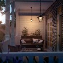 LED vonkajšie závesné svietidlo Philips ROBIN 1x4,5W - čierna