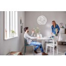 závesné svietidlo - luster Philips 1x max. 60W E27 - biela