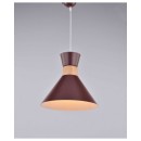 ZÁVESNÉ STROPNÉ OSVETLENIE - Lustre ledko 1X60W DEKOR DREVA, VÍNOVÉ