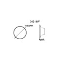 Globo LAMONT 34314W LED nástenné svietidlo | 15W LED | 1200lm