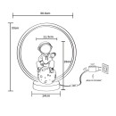 Zuma Line 003064-030919 LED stolná lampička ASTRONAUTA integrovaný LED zdroj