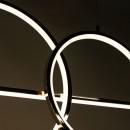 Zuma Line MD7358-2A-3GT LED závesné stropné svietidlo CHOLET | 34W integrovaný LED zdroj | 3000K