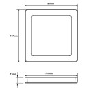 Globo 12380-12W LED stropnica Lasse 1x12W | 950lm | 3000-4000-6500K