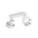 Philips 50602/31/P0 stropné bodové svietidlo Bukko 2x4,3W|2200-2700K - SceneSwitch, EyeComfort