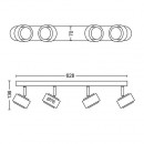 Philips 50654/30/P0 LED bodové svietidlo Ferano 4x4,3W|2700K - Eyecomfort