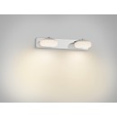 LED kúpeľňové nástenné svietidlo Philips HODVÁB 4x2,5W -> nahrádza 60W - lesklý chróm