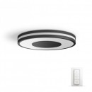 LED prisadené stropné a nástenné svietidlo Philips HUE Being - čierna s diaľkovým ovládačom