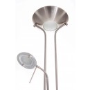 LED stojaca lampa LEDKO 20W / 5W - matný chróm