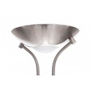 LED stojaca lampa LEDKO 20W / 5W - matný chróm