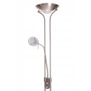 LED stojaca lampa LEDKO 20W / 5W - matný chróm