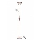 LED stojaca lampa LEDKO 20W / 5W - matný chróm