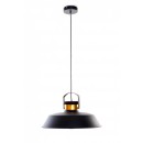 ZÁVESNÉ STROPNÉ SVIETIDLO - Lustre liadku 1X60W - ČIERNA
