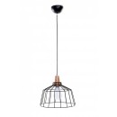 ZÁVESNÉ STROPNÉ OSVETLENIE - Lustre liadku 1X60W - čierna