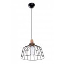 ZÁVESNÉ STROPNÉ OSVETLENIE - Lustre liadku 1X60W - čierna