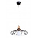 ZÁVESNÉ STROPNÉ OSVETLENIE - Lustre LEDkami 1X60W KOV, ČIERNA