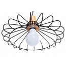 ZÁVESNÉ STROPNÉ OSVETLENIE - Lustre LEDkami 1X60W KOV, ČIERNA