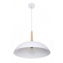 ZÁVESNÉ STROPNÉ SVIETIDLO ledko 1X60W - DEKOR DREVA, BIELE