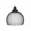 ZÁVESNÉ STROPNÉ OSVETLENIE - Lustre ledko 1X60W - KOV, ČIERNE