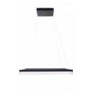 ZÁVESNÉ STROPNÉ SVIETIDLO - Lustre liadko 1X66W - ČIERNE