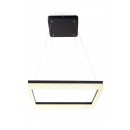 ZÁVESNÉ STROPNÉ SVIETIDLO - Lustre liadko 1X66W - ČIERNE