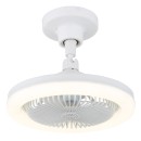 Globo 03680W LED ventilátor s osvetlením LIDEA  | 20W integrovaný LED zdroj | 1480lm | 3000-6500K | ventilátor