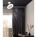 Globo 03680W LED ventilátor s osvetlením LIDEA  | 20W integrovaný LED zdroj | 1480lm | 3000-6500K | ventilátor