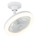 Globo 03680W LED ventilátor s osvetlením LIDEA  | 20W integrovaný LED zdroj | 1480lm | 3000-6500K | ventilátor