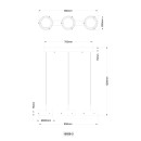 Globo 16058-3 LED závesné stropné svietidlo LIVION  | 30W integrovaný LED zdroj | 2400lm | 3000K