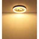 Globo 48476-40R LED prisadené stropné svietidlo LORAINE  | 40W integrovaný LED zdroj | 3930lm | 3000K