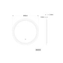 Globo RIVAS 84033 LED nástenné svietidlo | 10W LED | 600lm | 4000K