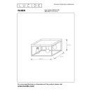 Lucide L001241430 prisadené stropné svietidlo RUBEN  E27