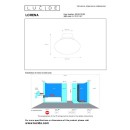 Lucide L031402362 prisadené stropné svietidlo LORENA  E27