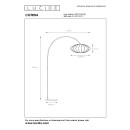 Lucide L037476038 stojacia lampa CORINA  E27