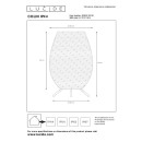 Lucide L038435030 LED vonkajšie stolné svietidlo COLIN | 3W integrovaný LED zdroj | 180lm | 3000K