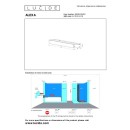 Lucide L042100802 LED kúpeľňové nástenné svietidlo ALEXA  | 8W integrovaný LED zdroj | 800lm | 3000K