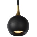 Lucide 09434/01/30 FAVORI závesné stropné svietidlo D90mm | 1xGU10 - čierna