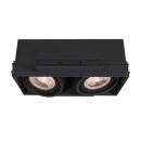 Lucide 09931/02/30 TRIMLESS zápustné stropné bodové svietidlo GU10 | 2x12W - čierna