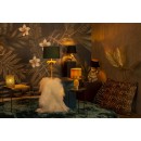 Lucide 10501/81/30 stolná lampička Extravaganza Velvet - 1x40W | E27 - čierna, kov, vypínač na kábli