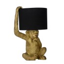 Lucide 10502/81/30 stolná lampička Extravaganza Chimp 1x40W | E14 - čierna, vypínač na kábli