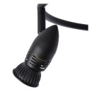 Lucide 13955/03/30 CARO stropné bodové svietidlo D310mm | 3xGU10 - čierna